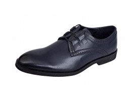 Pantofi eleganti pentru barbati, din piele naturala, bleumarin, Alexander Rome - 177BL